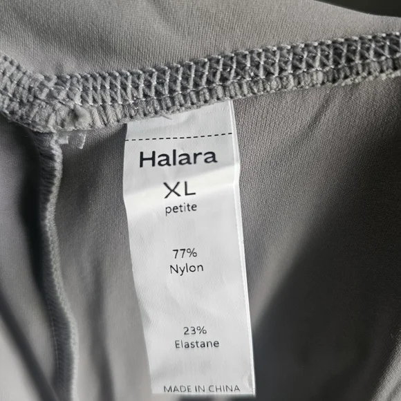 HALARA Petite Side Pocket Gray Yoga Joggers NWOT - Picture 2 of 4